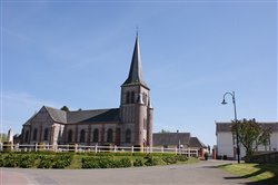 La place de l\'Église - Ancretiéville-Saint-Victor